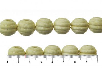 0309-Бусины деревянные "ОмТекс", 16 мм, упак.50+/-3шт, цв.035-белый - купить в Сочи. Цена: 62.22 руб.