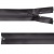 Молния водонепроницаемая PVC Т-7, 60 см, разъемная, цвет (301) т.серый - купить в Сочи. Цена: 49.39 руб.