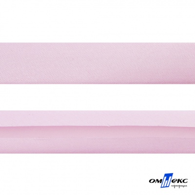 Косая бейка атласная "Омтекс" 15 мм х 132 м, цв. 212 светло-розовый - купить в Сочи. Цена: 225.81 руб.