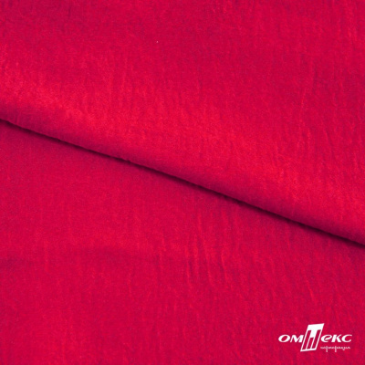 Ткань плательная Муар, 100% полиэстер,165 (+/-5) гр/м2, шир. 150 см, цв. Красный - купить в Сочи. Цена 215.65 руб.