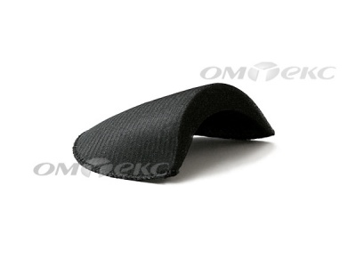 Плечевые накладки ОВ-10, обшитые, цвет чёрный - купить в Сочи. Цена: 16.83 руб.