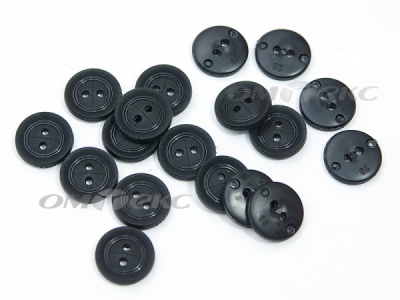 51820/18 мм (2 пр) черные пуговицы - купить в Сочи. Цена: 0.82 руб.