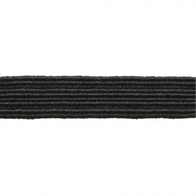 Резинка продежка С-52, шир. 7 мм (в нам. 100 м), чёрная  - купить в Сочи. Цена: 637.57 руб.