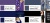 Костюмная ткань "Элис" 18-3921, 200 гр/м2, шир.150см, цвет голубика - купить в Сочи. Цена 303.10 руб.