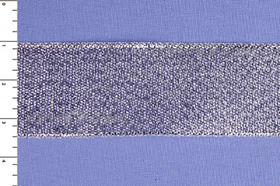 Лента парча MR-25, 25мм (33 м)  серебро - купить в Сочи. Цена: 403.62 руб.