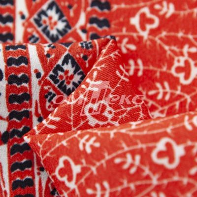 Плательная ткань "Фламенко" 24.1, 80 гр/м2, шир.150 см, принт этнический - купить в Сочи. Цена 241.49 руб.