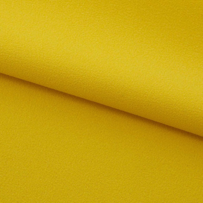 Креп стрейч Амузен 14-0756, 85 гр/м2, шир.150см, цвет жёлтый - купить в Сочи. Цена 194.07 руб.