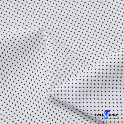 Ткань сорочечная Этна, 120 г/м2, 58% пэ,42% хл, (арт.112) принтованная, шир.150 см, горох - купить в Сочи. Цена 356.25 руб.
