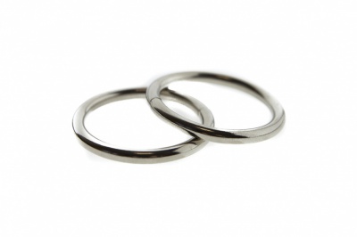 Кольцо металлическое d-32 мм, цв.-никель - купить в Сочи. Цена: 3.57 руб.