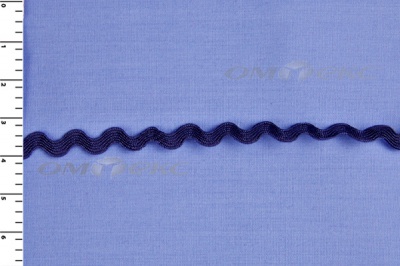 Тесьма плетеная "Вьюнчик"/т.синий - купить в Сочи. Цена: 48.03 руб.