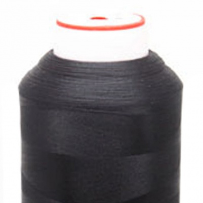 Нитки текстурированные некручёные, намот. 5 000 м, цвет чёрный - купить в Сочи. Цена: 70.43 руб.