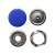Кнопка рубашечная (закрытая) 9,5мм - эмаль, цв.168 - голубой - купить в Сочи. Цена: 4.77 руб.