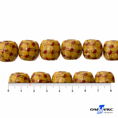 0189-Бусины деревянные "ОмТекс", 17 мм, упак.50+/-3шт - купить в Сочи. Цена: 83.66 руб.