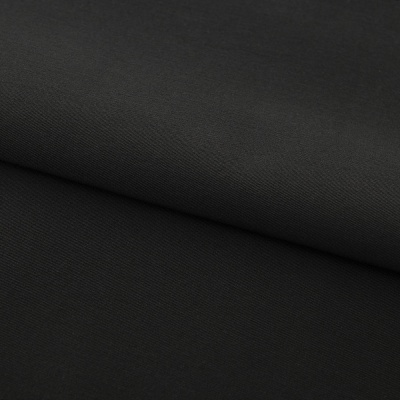 Костюмная ткань с вискозой "Меган", 210 гр/м2, шир.150см, цвет чёрный - купить в Сочи. Цена 382.42 руб.