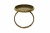 Заготовка для рукоделия металлическая фигурная для кольца 15мм - купить в Сочи. Цена: 7.44 руб.