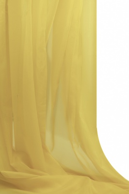 Портьерный капрон 12-0826, 47 гр/м2, шир.300см, цвет св.жёлтый - купить в Сочи. Цена 137.27 руб.