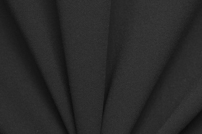 Костюмная ткань с вискозой "Бриджит", 210 гр/м2, шир.150см, цвет чёрный - купить в Сочи. Цена 570.73 руб.