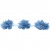 Тесьма плетеная "Рюш", упак. 9,14 м, цвет голубой - купить в Сочи. Цена: 45.87 руб.