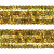 Тесьма с пайетками D16, шир. 20 мм/уп. 25+/-1 м, цвет золото - купить в Сочи. Цена: 786.13 руб.