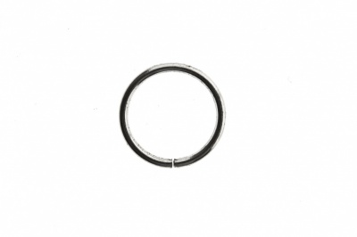 Кольцо металлическое d-15 мм, цв.-никель - купить в Сочи. Цена: 2.45 руб.