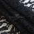 Кружевное полотно #2307, 145 гр/м2, шир.150см, цвет чёрный - купить в Сочи. Цена 449.07 руб.