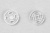 Кнопки пришивные пластиковые 11,5 мм, блистер 24шт, цв.-прозрачные - купить в Сочи. Цена: 59.44 руб.