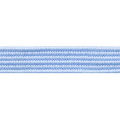 Резиновые нити с текстильным покрытием, шир. 6 мм ( упак.30 м/уп), цв.- 108-голубой - купить в Сочи. Цена: 155.22 руб.
