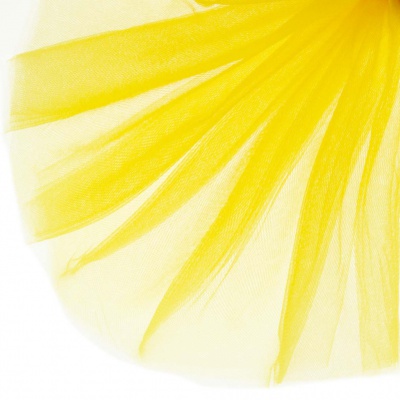 Фатин блестящий 16-70, 12 гр/м2, шир.300см, цвет жёлтый - купить в Сочи. Цена 109.72 руб.