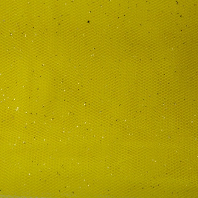 Сетка Глиттер, 24 г/м2, шир.145 см., желтый - купить в Сочи. Цена 117.24 руб.